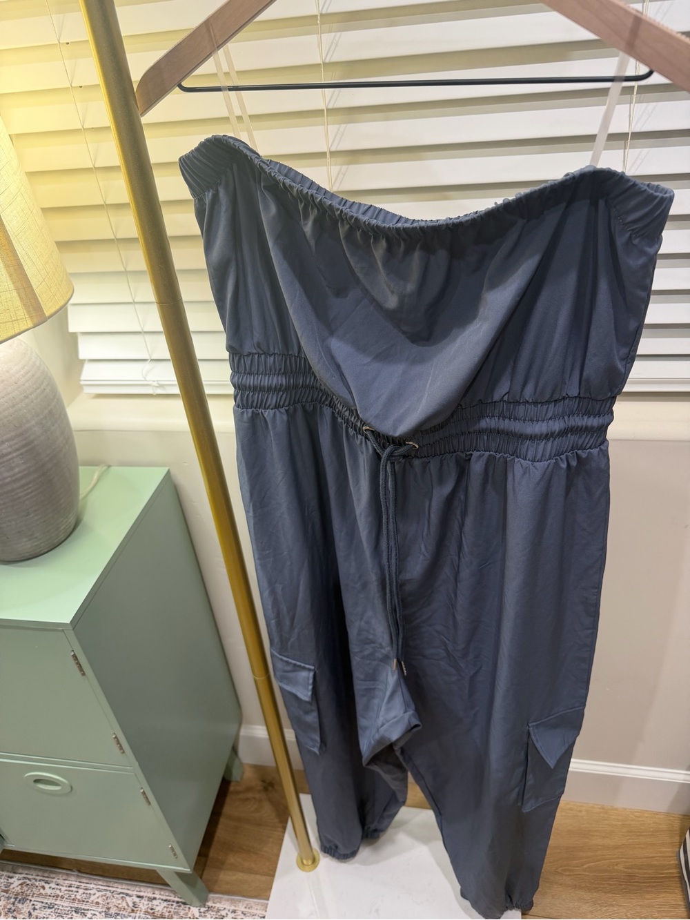 Justify Gray Elastic Waistline Garment